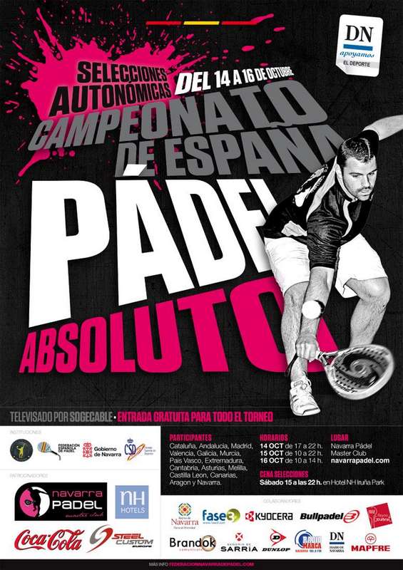 Se presento el Campeonato de Espa&ntilde;a de P&aacute;del por Selecciones Auton&oacute;micas